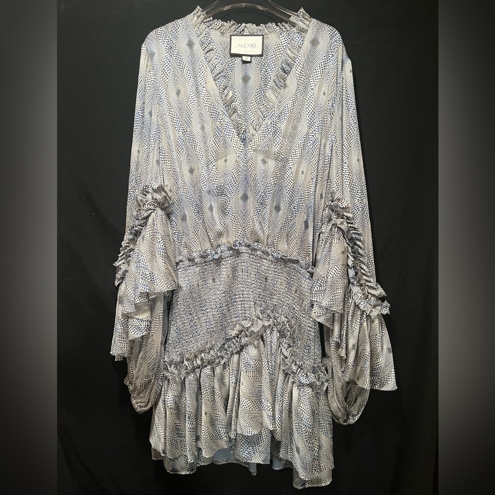 Alexis Leannie mini dress in diamond print Size Medium #10206
